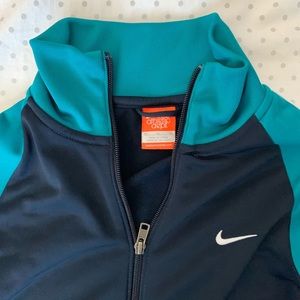 Nike Jackets & Coats - Nike NWOT turquoise navy track jacket Nike Jackets & Coats - Nike NWOT turquoise navy track jacket